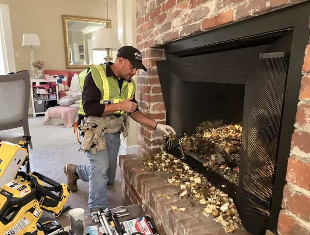 Safe screening installation by Fort Mill Chimney Sweep in Fort Mill, SC