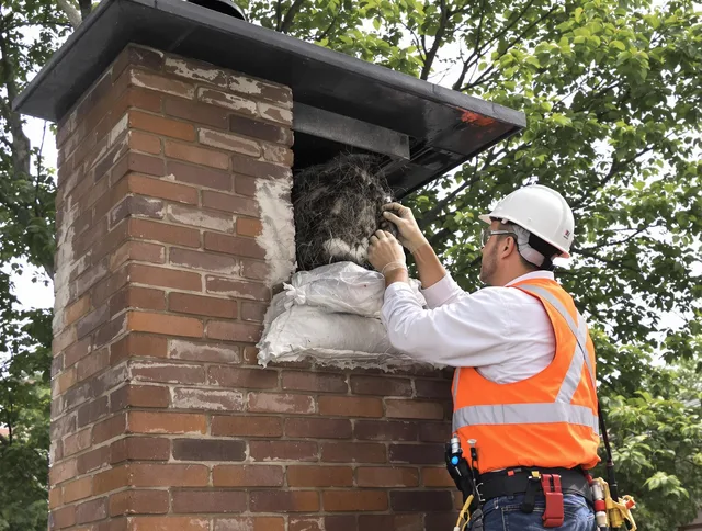 Humane removal of debris and animals by Fort Mill Chimney Sweep in Fort Mill, SC