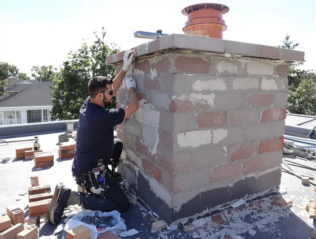 Advanced chimney repair process by Fort Mill Chimney Sweep in Fort Mill, SC