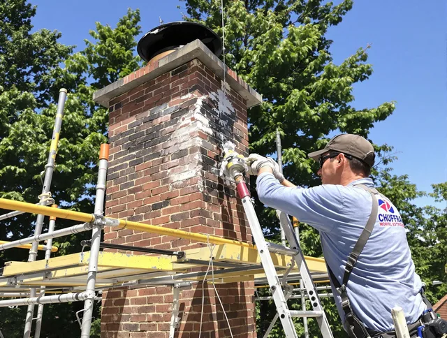 Structural chimney repair by Fort Mill Chimney Sweep in Fort Mill, SC