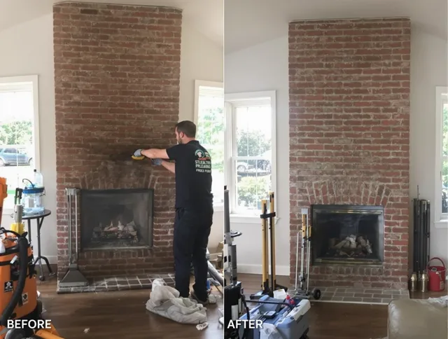 Finished chimney sweeping service by Fort Mill Chimney Sweep in Fort Mill, SC