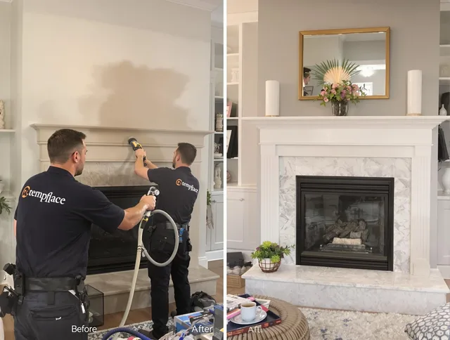 Professional soot removal by Fort Mill Chimney Sweep team in Fort Mill, SC